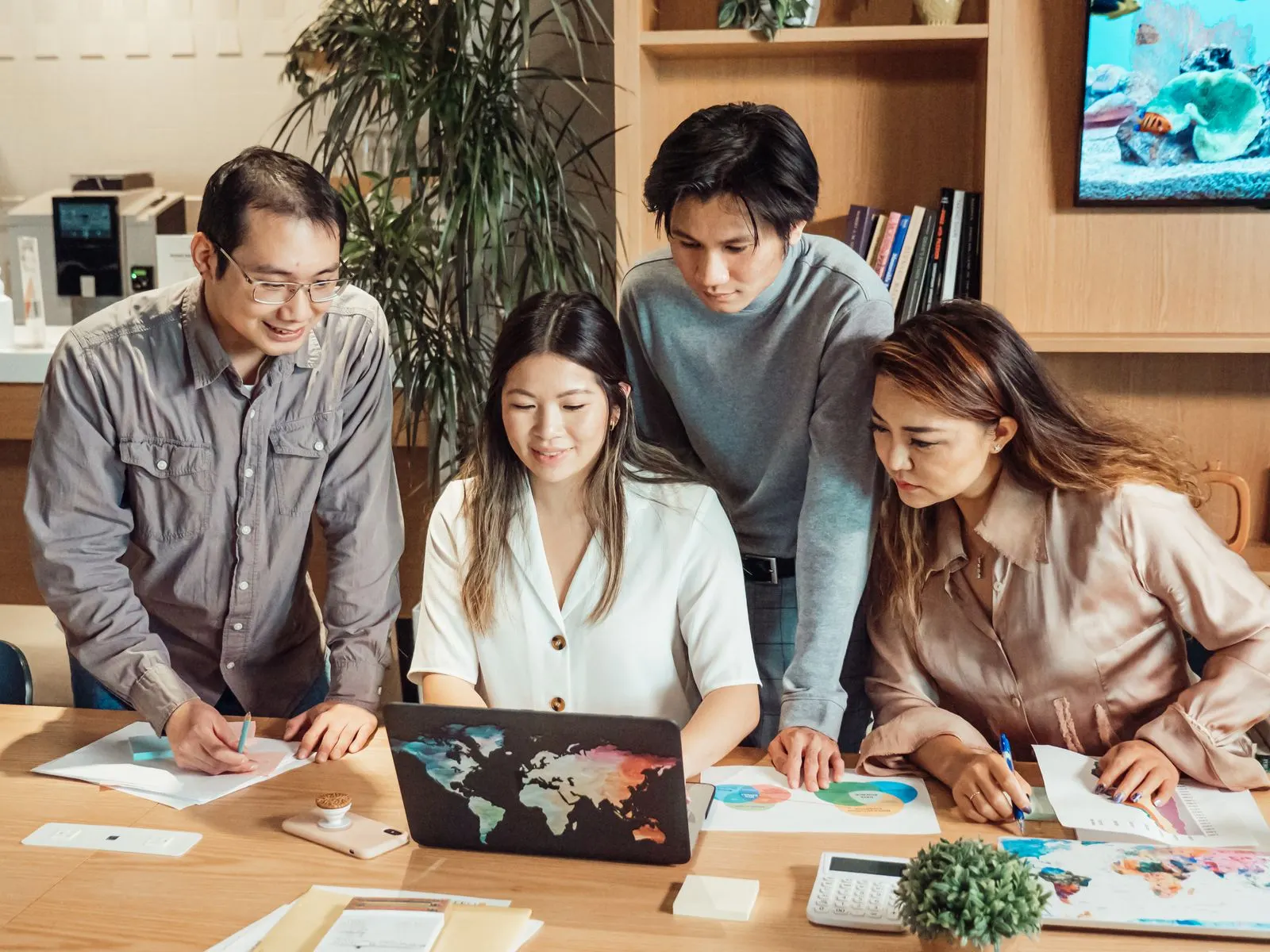 Arbeitsplatz im Büro
